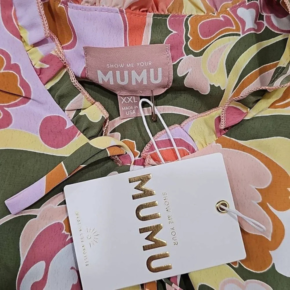 Show Me Your MuMu Wild Dreams Mini Dress Sz XXL - Picture 2 of 11